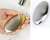 Odor Remover Stainless Steel Soap with Holder