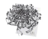 100 Pieces 1 Inch Safety Lock Bar Pin Backs