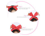 Cute Bow Headband 2 Pieces Dots Headband