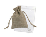 20 Pcs 9cm x 12cm Burlap Gift Bags for Parties - Brown