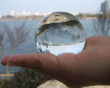 Crystal Sphere Glass Ball 2.36 Inch - Transparent