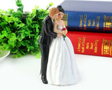 Bride and Groom Cake Topper Cake Figurine for Wedding Cake Decoration