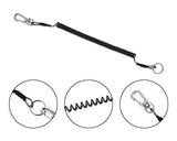 Fishing Lanyards 6 Pieces Retractable Wire Safety Spring Rope