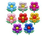 Flower Foil Balloons 8 Pieces 19.69 Inches Reusable Party Balloons