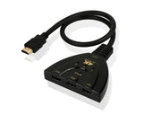 HDMI Switch HDMI Splitter 3 in 1 out HDMI Adapter for TV Supports Full HD 4K 1080P 3D