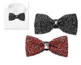 Luxurious Shinning Wedding Bow Tie for Men Set of 2