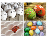 Easter Eggs 9 Pieces Blank White Wooden Eggs