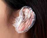 Disposable Ear Cover 100 Pieces Clear Ear Protectors