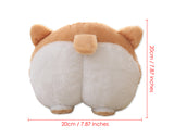 Car Neck Pillow Cute Corgi Butt Headrest Cotton Pillow