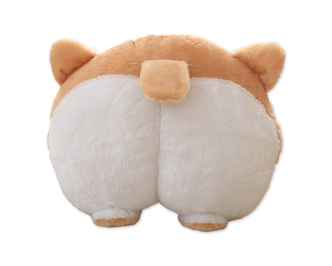 Car Neck Pillow Cute Corgi Butt Headrest Cotton Pillow