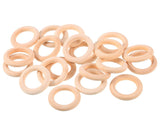 Wooden Rings for Crafts 10 Pieces 70mm Unfinished Wooden Macrame Rings