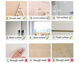 6 Inch Mirror Sheets 16 Pieces Self-Adhesive Mirror Wall Stickers