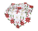 15 x 70 Inch Christmas Embroidered Table Runner