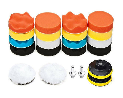 3 Inch Buffing Pad for Drill Set of 22 Car Polishing Pads Kit