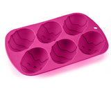 Set of 2 Rabbit and Egg Shaped Silicone Molds with Self Adhesive Baking Bags