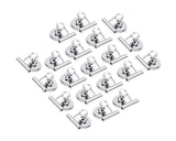 Fridge Kitchen Magnet 12 Pieces Strong Magnetic Clips for Whiteboard