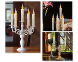 LED Window Candle Set of 6 Battery Operated Taper Candles