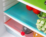 Refrigerator Mats 5 Pieces Non Slip Washable Fridge Mats Cupboard Mats