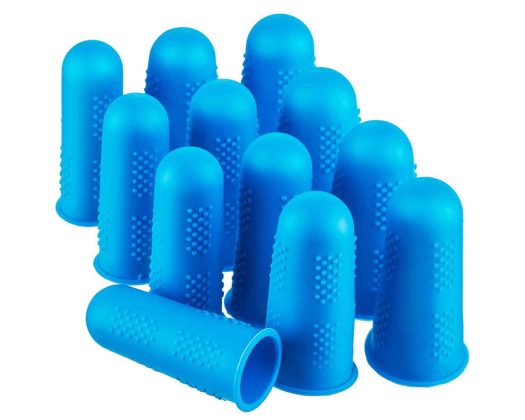 Finger Caps 12 Pieces Silicone Finger Protectors for Hot Glue