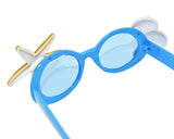 Beach Party Glasses Hawaiian Sunglasses - Blue