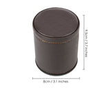 PU Leather Dice Cup with 5 Pieces Dot Dices