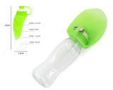 Dog Water Bottle with Silicone Lid