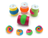 Thread Spool Huggers 24 Pieces Silicone Tangled Thread Saver Tools