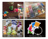 Embroidery Floss Bobbins 200 Pieces Plastic Bobbins