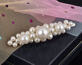 Pearls Hair Clips 4 Pieces Bridal Hair Barrettes