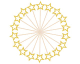 Cake Toppers 50 Pieces Star Shaped Cupcake Toppers