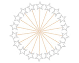 Cake Toppers 50 Pieces Star Shaped Cupcake Toppers