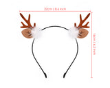 Deer Antler Headband Reindeer Hair Band for Christmas Party
