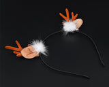 Deer Antler Headband Reindeer Hair Band for Christmas Party