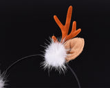 Deer Antler Headband Reindeer Hair Band for Christmas Party