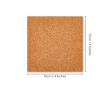 Self-Adhesive Cork Sheets 36 Pieces Mini Wall Cork Board Cork Mats