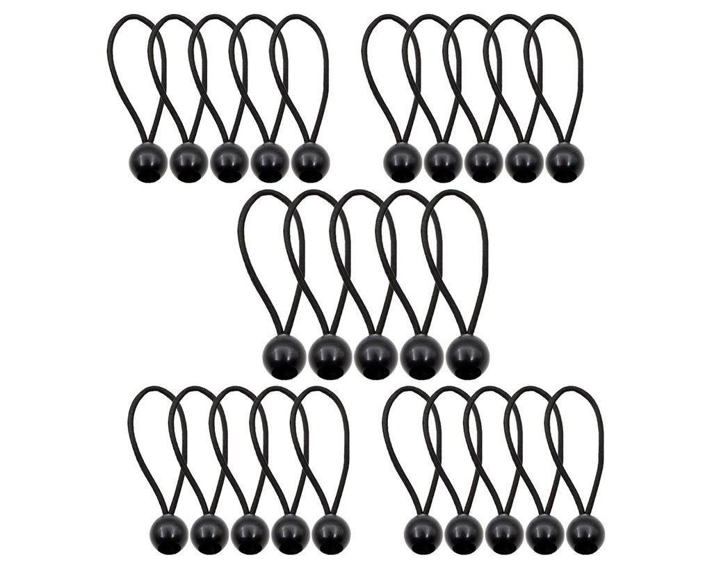 Ball Bungee Cords 6 Inch 25 Pieces Tarp Bungees