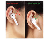 2 Pair Anti-Slip Ear Hooks Covers Compatible with Apple Airpods