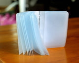 Card Holder 26 Slots Wallet Insert - Transparent