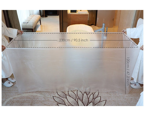 Disposable Bathtub Bag 10 Pieces 120cm x 230cm Bathtub Cover Liner