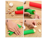 DS. DISTINCTIVE STYLE Silicone Garlic Peeler 5 Pieces Garlic Peeling Tube Roller Useful Kitchen Tools - Multicolored