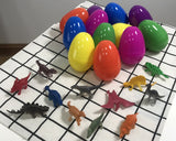 Easter Eggs with Dinosaurs Set of 12