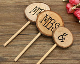 Wedding Cake Topper 3 Pieces Mr &amp; Mrs Cake Decoration for Wedding Cakes