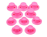 Magic Hair Rollers 40 Pieces No Clip Silicone Hair Curlers - Pink