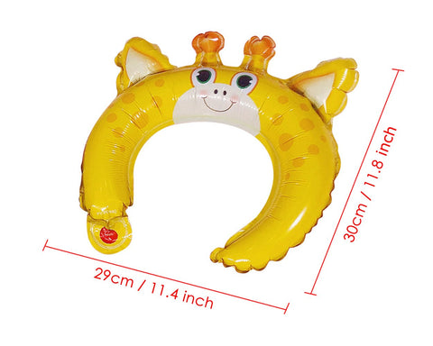 Inflatable Headbands 25 Pieces Animal Hair Hoops for Party Costumes