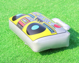 80s Party Decorations 2 Pieces Inflatable Radio Boombox and Mobile Phone