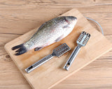 Fish Scale Remover Stainless Steel Fish Scraper with Sawtooth