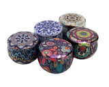 Candle Tins Bulk 6 Pieces 4 oz Candle Jars with Lids for Candle Making