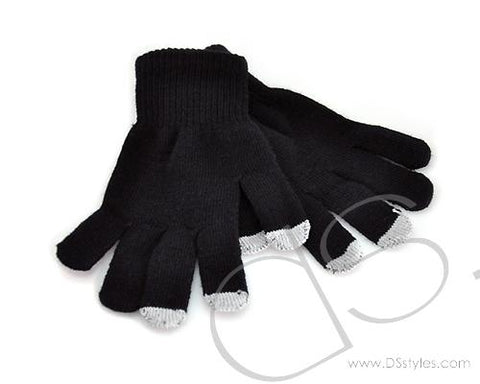 Touch Gloves For All Touch Screen Device - Black