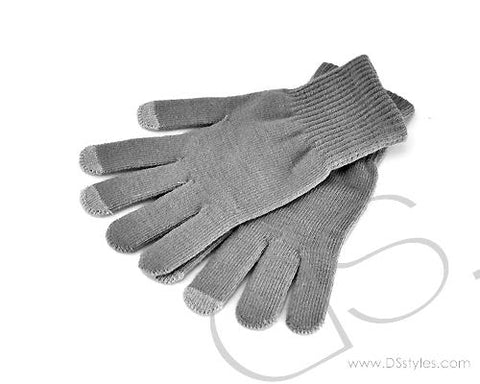 Touch Gloves For All Touch Screen Device - Gray