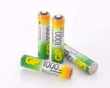 GP Rechargeable Smart Energy AAA Batteries, 4 Count/Pack